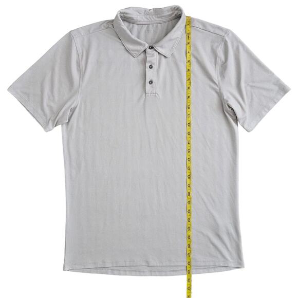 Stoic (Mens Size Medium) Pullover Polo Shirt Short Sleeve Stretch Gray Golf - Picture 6 of 6